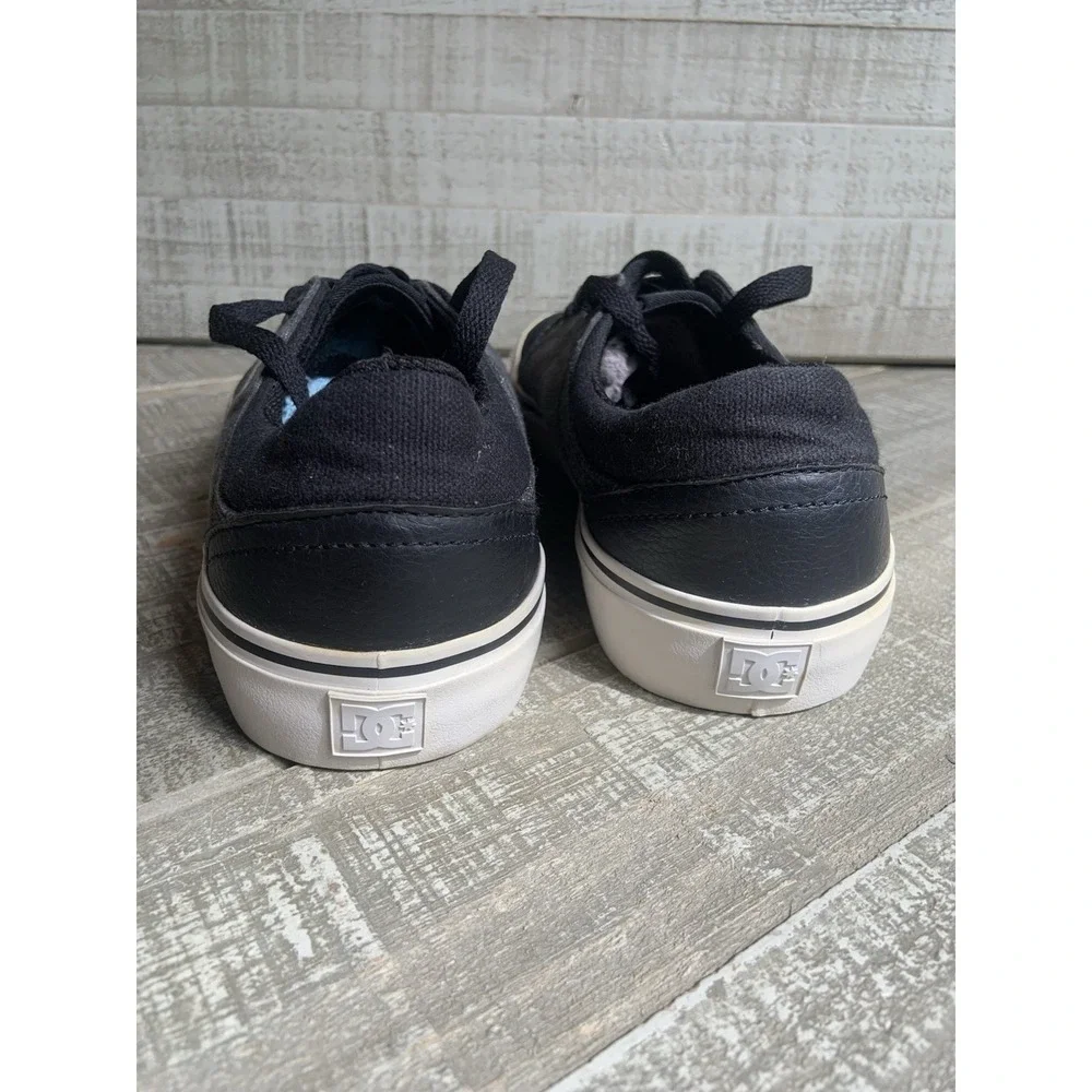 DC Shoes Trase TX Skate Shoe Black Gray ADYS300259 Men's Size‎ 8 Skateboarding